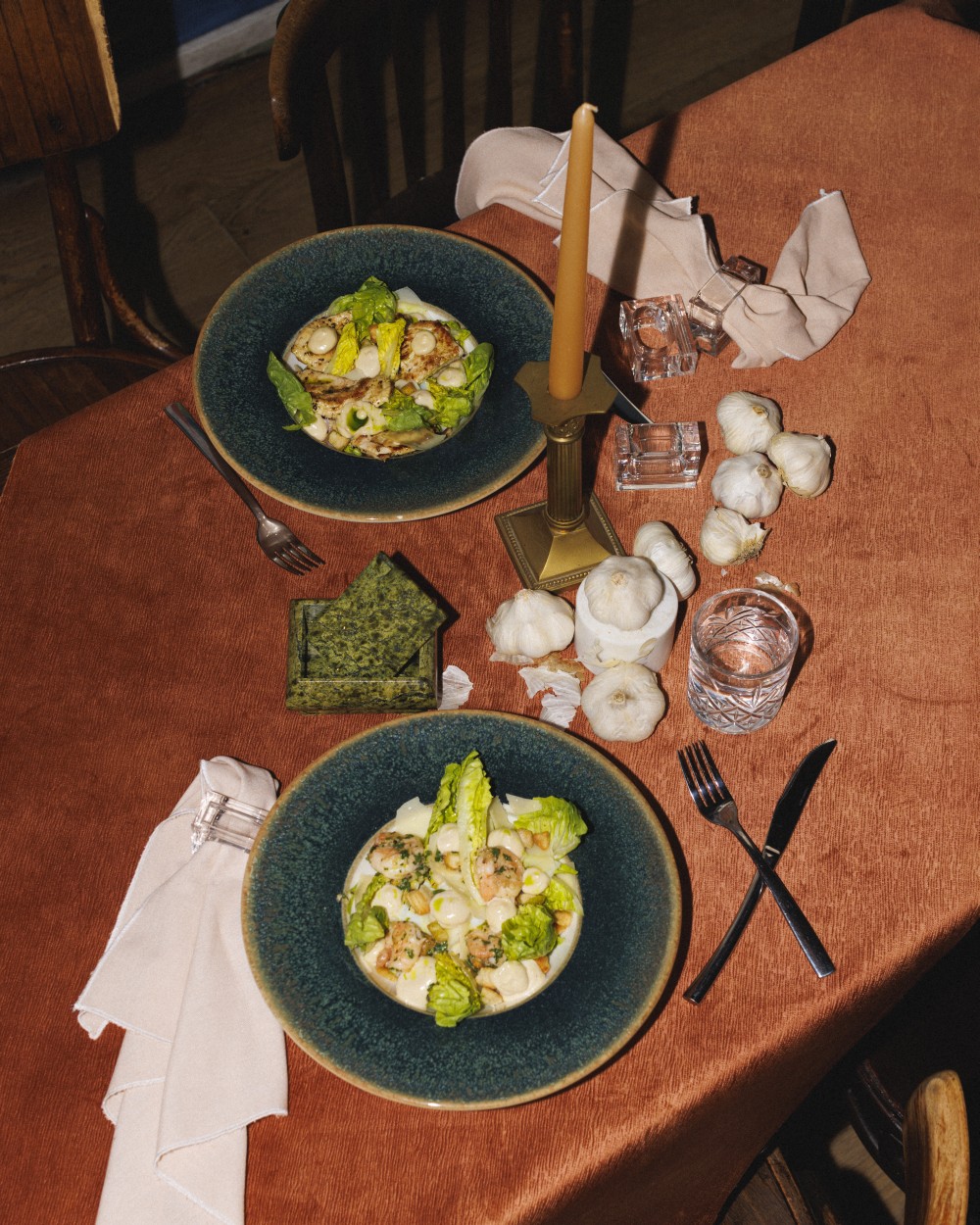 Hadik Cézár saláta krémes tojássárgájával